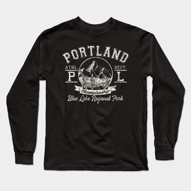 Portland Athletic Dept Long Sleeve T-Shirt by LifeTime Design